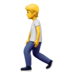 Person Walking Emoji Copy Paste ― 🚶 - apple