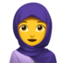 Woman With Headscarf Emoji Copy Paste ― 🧕 - apple