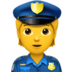 Police Officer Emoji Copy Paste ― 👮 - apple