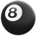 Pool 8 Ball Emoji Copy Paste ― 🎱 - apple