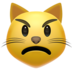 Pouting Cat Emoji Copy Paste ― 😾 - apple