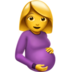 Pregnant Woman Emoji Copy Paste ― 🤰 - apple