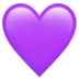 Purple Heart Emoji Copy Paste ― 💜 - apple