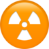 Radioactive Emoji Copy Paste ― ☢️ - apple