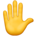Raised Hand Emoji Copy Paste ― ✋ - apple