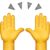 Raising Hands Emoji Copy Paste ― 🙌 - apple