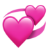 Revolving Hearts Emoji Copy Paste ― 💞 - apple