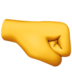 Right-facing Fist Emoji Copy Paste ― 🤜 - apple