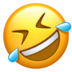 Rolling On The Floor Laughing Emoji Copy Paste ― 🤣 - apple