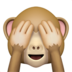 See-no-evil Monkey Emoji Copy Paste ― 🙈 - apple