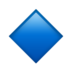 Small Blue Diamond Emoji Copy Paste ― 🔹 - apple