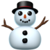 Snowman Without Snow Emoji Copy Paste ― ⛄ - apple