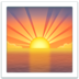 Sunrise Emoji Copy Paste ― 🌅 - apple