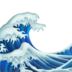 Water Wave Emoji Copy Paste ― 🌊 - apple
