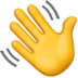 Waving Hand Emoji Copy Paste ― 👋 - apple
