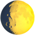 Waxing Gibbous Moon Emoji Copy Paste ― 🌔 - apple