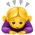Woman Bowing Emoji Copy Paste ― 🙇‍♀ - apple