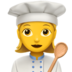 Woman Cook Emoji Copy Paste ― 👩‍🍳 - apple