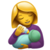 Woman Feeding Baby Emoji Copy Paste ― 👩‍🍼 - apple