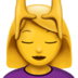 Woman Getting Massage Emoji Copy Paste ― 💆‍♀ - apple