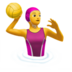 Woman Playing Water Polo Emoji Copy Paste ― 🤽‍♀ - apple