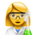 Woman Scientist Emoji Copy Paste ― 👩‍🔬 - apple