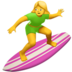 Woman Surfing Emoji Copy Paste ― 🏄‍♀ - apple