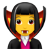 Woman Vampire Emoji Copy Paste ― 🧛‍♀ - apple