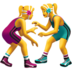 Women Wrestling Emoji Copy Paste ― 🤼‍♀ - apple