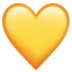 Yellow Heart Emoji Copy Paste ― 💛 - apple