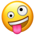 Zany Face Emoji Copy Paste ― 🤪 - apple