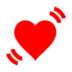 Beating Heart Emoji Copy Paste ― 💓 - au-by-kddi