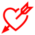 Heart With Arrow Emoji Copy Paste ― 💘 - au-by-kddi