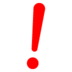 Red Exclamation Mark Emoji Copy Paste ― ❗ - au-by-kddi