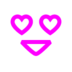 Smiling Face With Heart-eyes Emoji Copy Paste ― 😍 - au-by-kddi