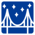 Bridge At Night Emoji Copy Paste ― 🌉 - docomo