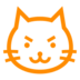 Cat With Wry Smile Emoji Copy Paste ― 😼 - docomo