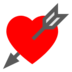 Heart With Arrow Emoji Copy Paste ― 💘 - docomo