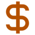 Heavy Dollar Sign Emoji Copy Paste ― 💲 - docomo