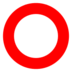 Hollow Red Circle Emoji Copy Paste ― ⭕ - docomo