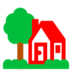 House With Garden Emoji Copy Paste ― 🏡 - docomo