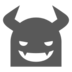 Angry Face With Horns Emoji Copy Paste ― 👿 - docomo