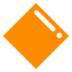Large Orange Diamond Emoji Copy Paste ― 🔶 - docomo