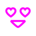 Smiling Face With Heart-eyes Emoji Copy Paste ― 😍 - docomo