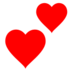 Two Hearts Emoji Copy Paste ― 💕 - docomo