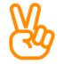 Victory Hand Emoji Copy Paste ― ✌️ - docomo