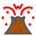 Volcano Emoji Copy Paste ― 🌋 - docomo