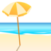 Beach With Umbrella Emoji Copy Paste ― 🏖️ - emojidex