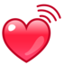 Beating Heart Emoji Copy Paste ― 💓 - emojidex