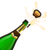Bottle With Popping Cork Emoji Copy Paste ― 🍾 - emojidex
